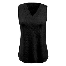 AWZXDE Girls V-Neck Sleeveless Tank Top Loose Fit Black