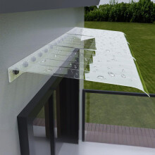 3Pcs Front Door Canopy Rain Shelter Window Awning Cover for Rain Snow Protection