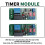 2PCs Dual  Adjustable Cycle Delay Timing Relay Repeat  OFF  Infinite Loop Timer Module AC 100V 110V 240V 2