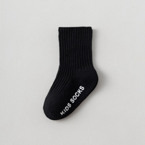 Baby Winter Socks Solid Color Warm Soft Floor Socks 6 Pairs 1