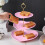 Valentine's Day Dessert Stand Pink Heart-Shaped Multi-Tier 5