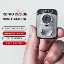 Cámara Digital Retro del Tamaño de un Dedo con CCD, Pequeña y Portátil, Adecuada para Tomar Fotos y Videos