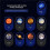 Interactives Universe Night Lamp Projectors Moons Planet Nebulaes Via USB Connection for Ceiling Mapping Starhouse 1