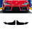 Frontstoßfänger Untergarnitur Spoilerabdeckung Trim für   A90 A91 2019-2026 Frontlippe Canard Abdeckung Splitter 3