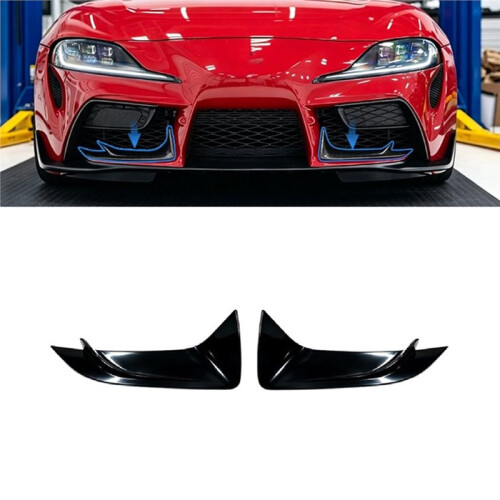 Frontstoßfänger Untergarnitur Spoilerabdeckung Trim für   A90 A91 2019-2026 Frontlippe Canard Abdeckung Splitter 2