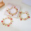 Women's Adjustable Pearl Beaded Bracelet with 3D Strawberry 6