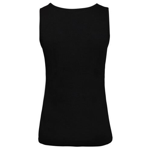 Flash (M, Black) Flash Womens/Ladies Distressed Logo Vest 1