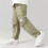 Cargo Pants for Teen Boys Green Solid Wide Leg Elastic 2