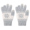 Warm Disposable Fleece Gloves for Adults, Windproof Ski 3