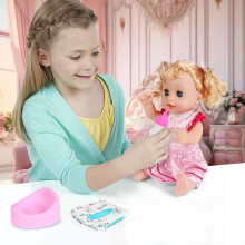 Voice-Activated Urinating Baby Doll 12 inch Vinyl Reborn Toy