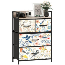 4-Drawer Chest of Drawers - White