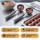 2Pcs 4oz Release Cookie Scoops Ice Cream Scooper with Trigger Release Portion Scoop Stainless Steel for Portion Control 4