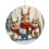 Ceramic Squirrel Ornament Red Scarf Set of 3 1