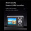 Câmera Digital HD  Student Activity CCD Selfie Card Camera 50 Milhões de Pixels Tela de 2,2 Polegadas para Viagem Branco 6