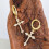 CZ Cross Drop Earrings Zircon Embellished Hoop 6