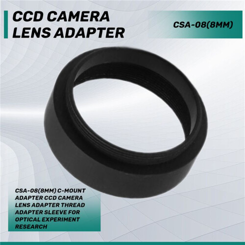 CSA-08(8mm) C-Mount Adapter CCD Camera Lens Adapter Thread Adapter Sleeve for Optical Experiment Research 1