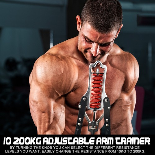 200KG Twister Arm Chest Expander Exercise Puller Muscle Stretcher Training Gear 2