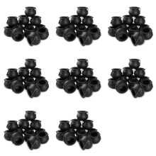 96Pcs Black Cauldron with Handle Halloween Witch Cauldron Halloween Pot Candy Holder for Halloween