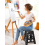 Folding Step Stool Plastic Heavy Duty Multi Purpose Easy Foldable Home Kitchen 4