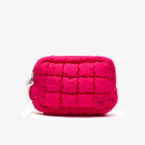 Clarks Quilt Wash Bag Bright Pink