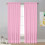 Translucent Voile Curtains 52x84 in Double Rod Pocket 1 5