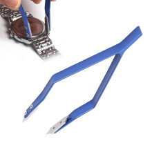 Alloy Steel V-Shaped Watch Spring Bar Tweezers 1 Pair