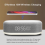 Digital Alarm Clock Bedside Temperature Night Mode With Wireless Charging Area 3