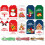 Christmas Gift Tags with Ribbons 150 pcs 10 styles 1