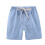 Kids Shorts Cotton Linen 2-Pack Drawstring White 8-9 Years 8
