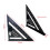 Triangle Ruler Aluminium Alloy 7 Inch Carpenter Square 5