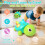 Musical Crawling Turtle Toy for Infants 6-12 Months, 4