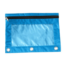 Oxford Pencil Case 3-Hole 2-Pack Large Zipper Binder Bag