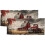 Vintage Red Truck Kitchen Valance Curtains Rustic Farm 1
