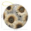 Rustic Barn Sunflower Ornament White Grey Wood 4