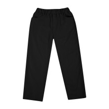 Boys' Chino School Pants Black Straight Uniform Size 6-7