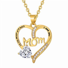 925 Sterling Silver Mom Necklace with Birthstone