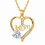925 Sterling Silver Mom Necklace with Birthstone 1