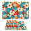 Heat-resistant placemats polyester 4 pcs hippie flower 1