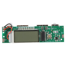 Carte Chargeur de Batterie au Lithium LED Dual USB 5V 2.4A Circuit Board Micro/Type-C USB Power Bank 18650 Module de Charge