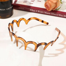 U-Shape Toothed Hair Comb Headband 1PC