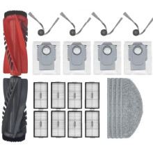 Pièces Détachées pour Aspirateur Sonique pour G30S PRO Saros 20: Brosse Principale, Filtre, Lingette, Sac à Poussière et Accessoires de