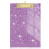 Glitter Acrylic Clipboard Purple 1pc 1