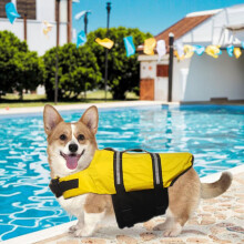 (Pink, L) Pet Life Jacket Dog Swimming Vest Small Dogs Buoyancy Coat Summer Pet Supplies Life-saving Jacket