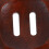 Brown Wood Coat Buttons Two-Hole 10 pcs 3