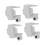 Boat Fender Clips Gray 4 Pcs 3