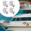 Boat Fender Clips Gray 4 Pcs 8