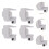 Boat Fender Clips Gray 4 Pcs 6