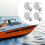 Boat Fender Clips Gray 4 Pcs 7