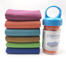 (Lake Blue, 30*90cm towel ±2cm) Cooling Towel Ice Towel for Summer, Ice Cold Rapid-Dry Sports Gym Yoga Outdoor