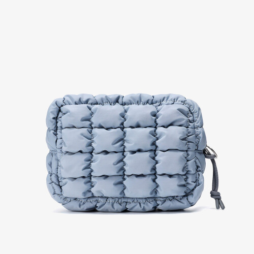 Clarks Quilt Wash Bag Light Blue 1